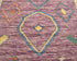 13 Feet Moroccan Purple Hand Woven Wool Runner Rug
